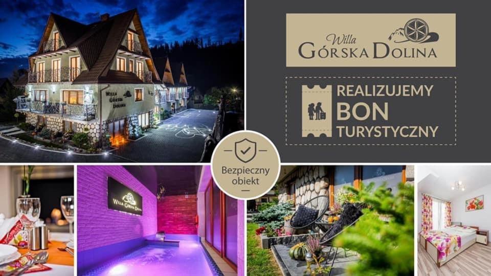Willa Gorska Dolina Jacuzzi & Sauna Poronin Exterior photo